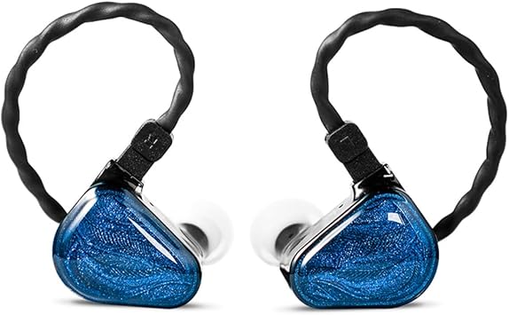 TRUTHEAR Zero Blue Dual Dynamic Drivers In-Ear Headphone | Dual Driver In-Ear/In-Ear Wired Monitor Headset for Stage, Studio or Audiophile