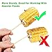 Hysagtek 400 Pcs Wood Skewers 6 Inch Bamboo Skewers Fruit Skewer Chocolate Fountain Sticks Fondue Sticks for Appetizer, BBQ, Cocktail, Kabob, Chocolate Fountain, Barbecue, Party