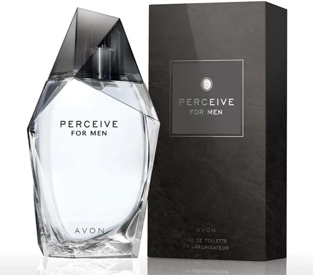 AVON Perceive Cologne for Men – Long-Lasting Perfume for Men with Citrus, Sage & Cedarwood – Fresh Aromatic Designer Scent Spray, 3.4 oz
