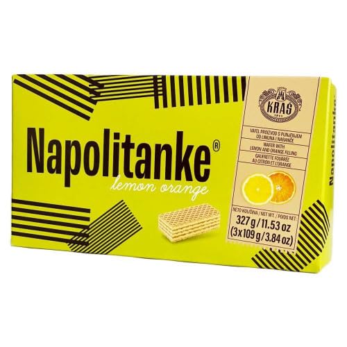 Kras Napolitanke relleno de limón y naranja gofres napolitanos (1 x 327 g)
