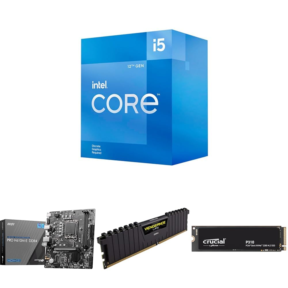Amazon.in: Buy Intel 12th Gen I5+Msi H610 Motherboard+Corsair 16G