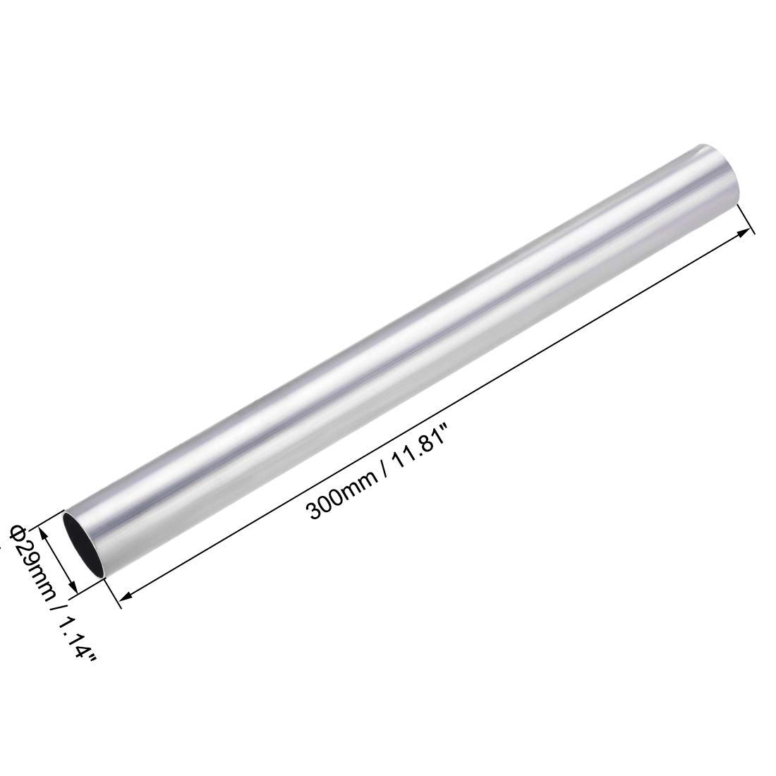 DMiotech 3pz (5mm OD x 2mm ID) Tubo Tondo in Alluminio 6063 Lunghezza 250mm Tubazione Metallico per Costruzione di Telaio Macchinari Progetti Fai Da Te