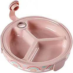 Prato Térmico Decorado Menina, 3 Divisórias C/Travas Plasútil