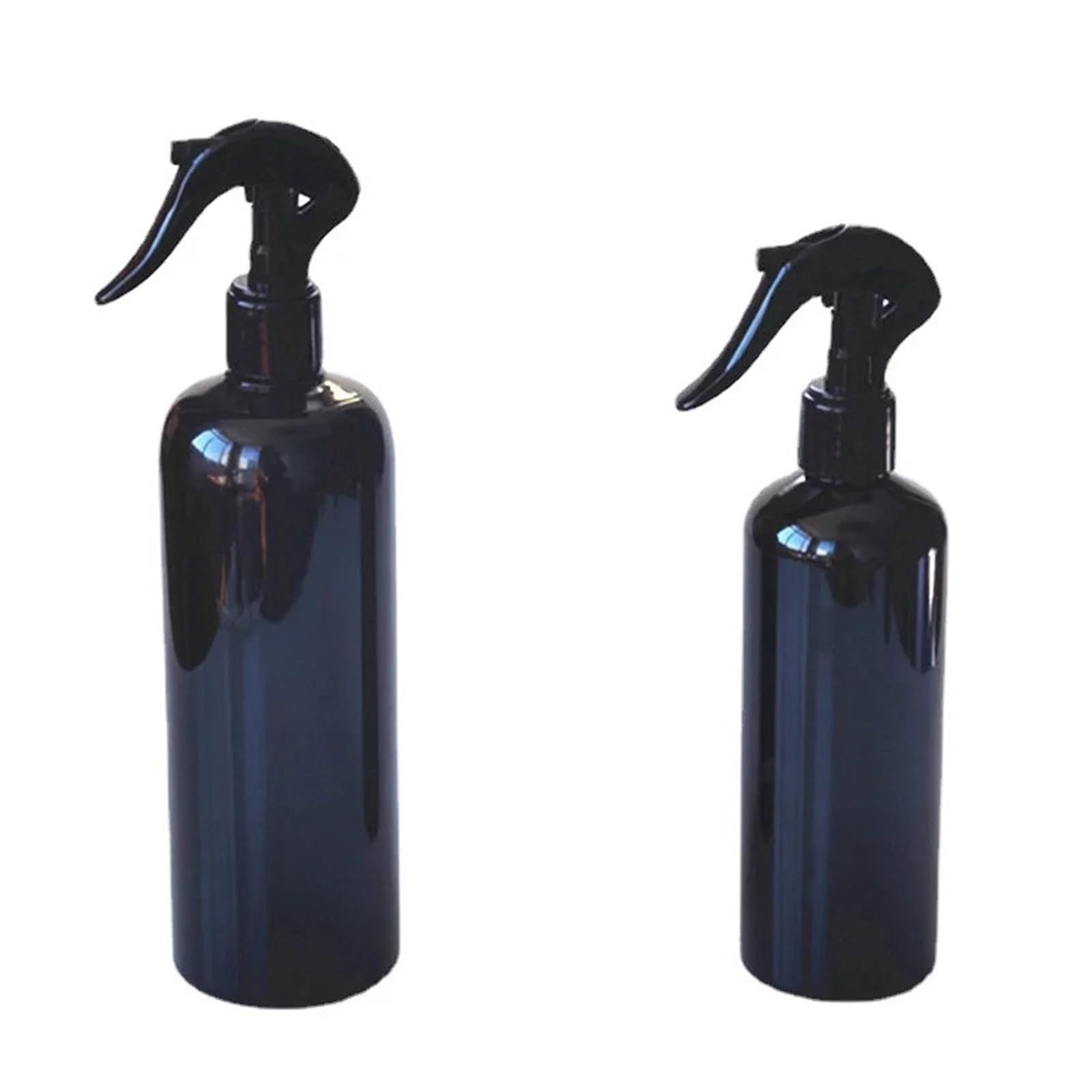 Sprühflasche Leer 10 Stück schwarze Sprühflaschen mit Sprühkopf, 100 ml, 150, 250, 300, 500