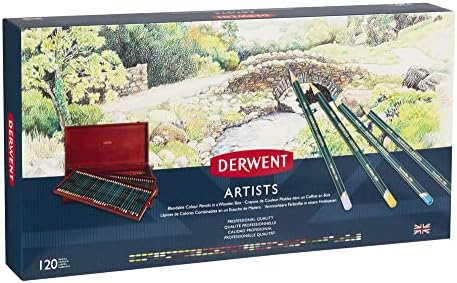 Derwent Artists Colouring Pencils, Drawing & Colouring, Set Of 12, Ideal For Blending & Layering, Professional Quality, 32092