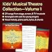 Kids' Musical Theatre Collection Volume 1 | Vocal Sheet Music Book for Children and Beginners | 29 Broadway and Movie Songs with Piano Accompaniment and Online Audio for Singing Practice