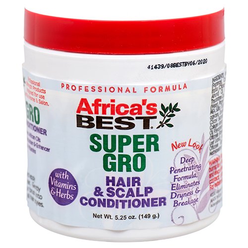 Africas Best GRO Super Hair & Scalp Conditioner 5.25 Ounce (149ml)