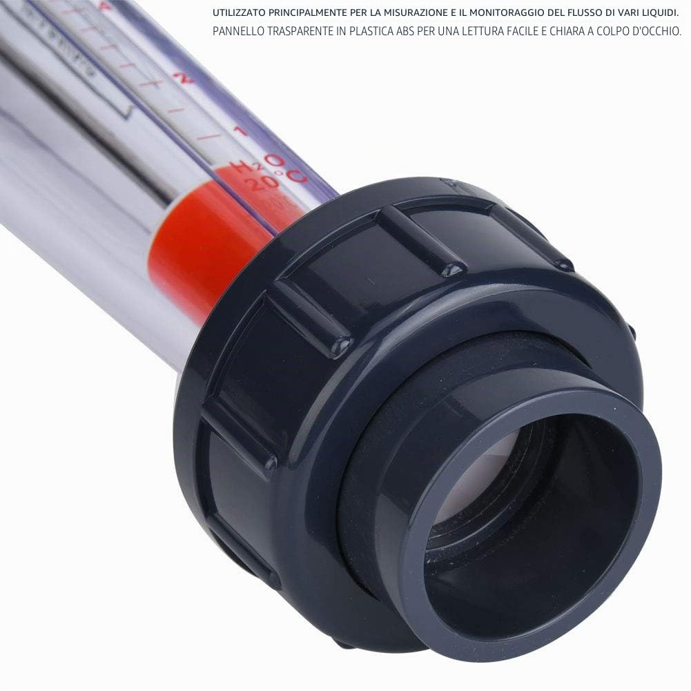 LZS-32 (D) 1-10m³ / H Flussimetro per tubo in plastica ad alta precisione Tipo di tubo Strumento per misuratore di portata per misurazione del liquido dell'acqua
