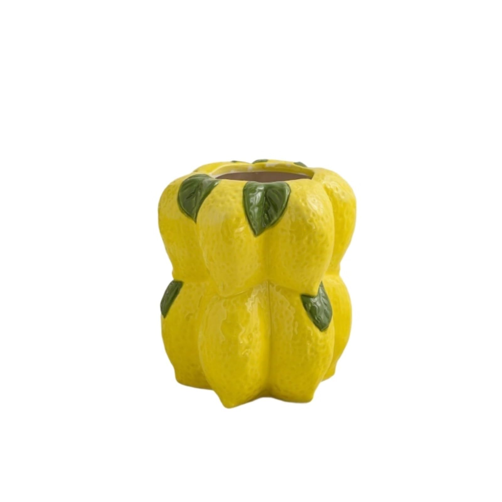 Flower Holder Fruit Shape Ceramic Flower Vase For Living Room Tabletop For Centerpiece