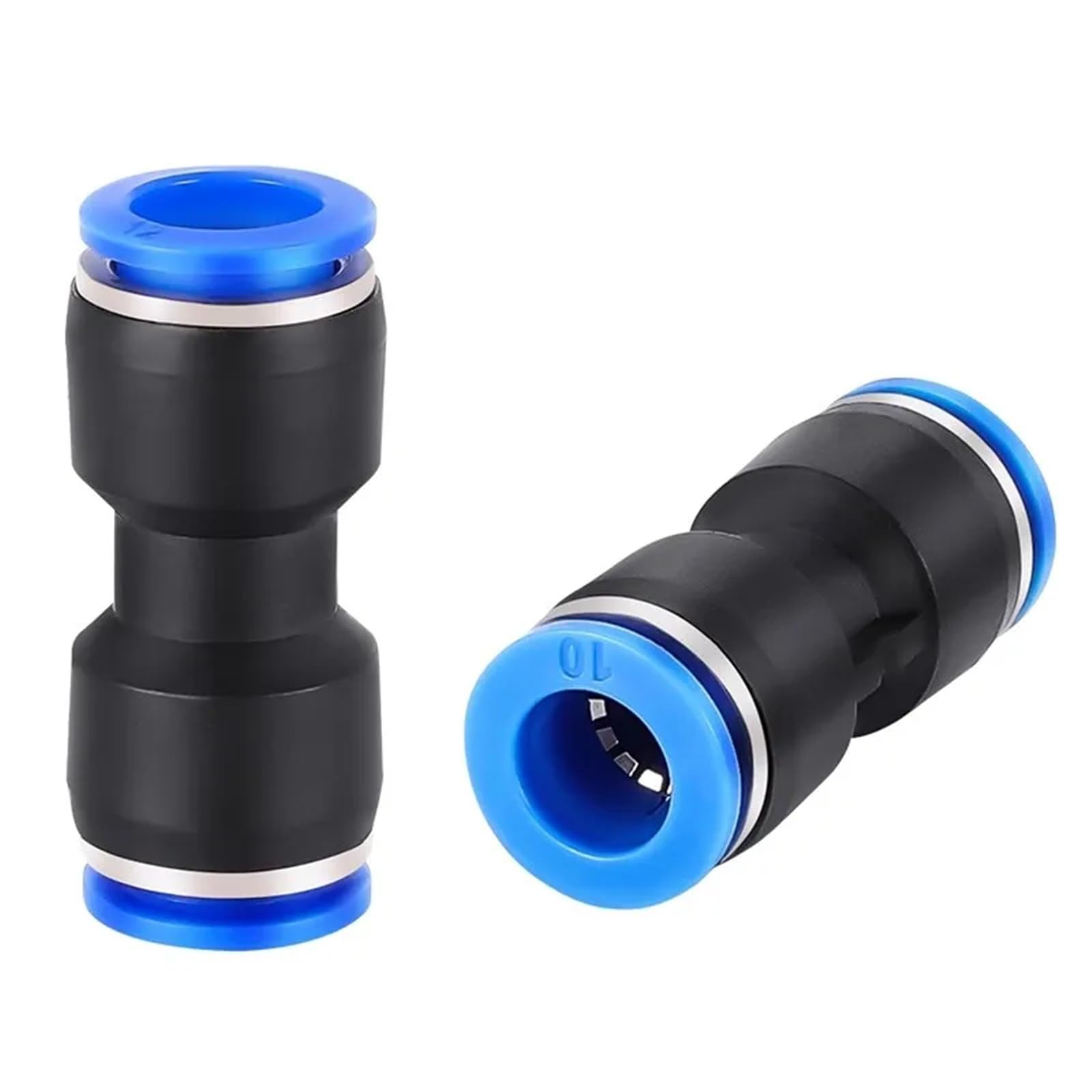 Conector de Tubo neumático, Manguera de liberación rápida, Conectores de plástico PU/PE/PY/PV/PK/PZA/PM/SA 4mm/6mm/8mm, 5/10 Uds.(PV(10PCS),8mm)