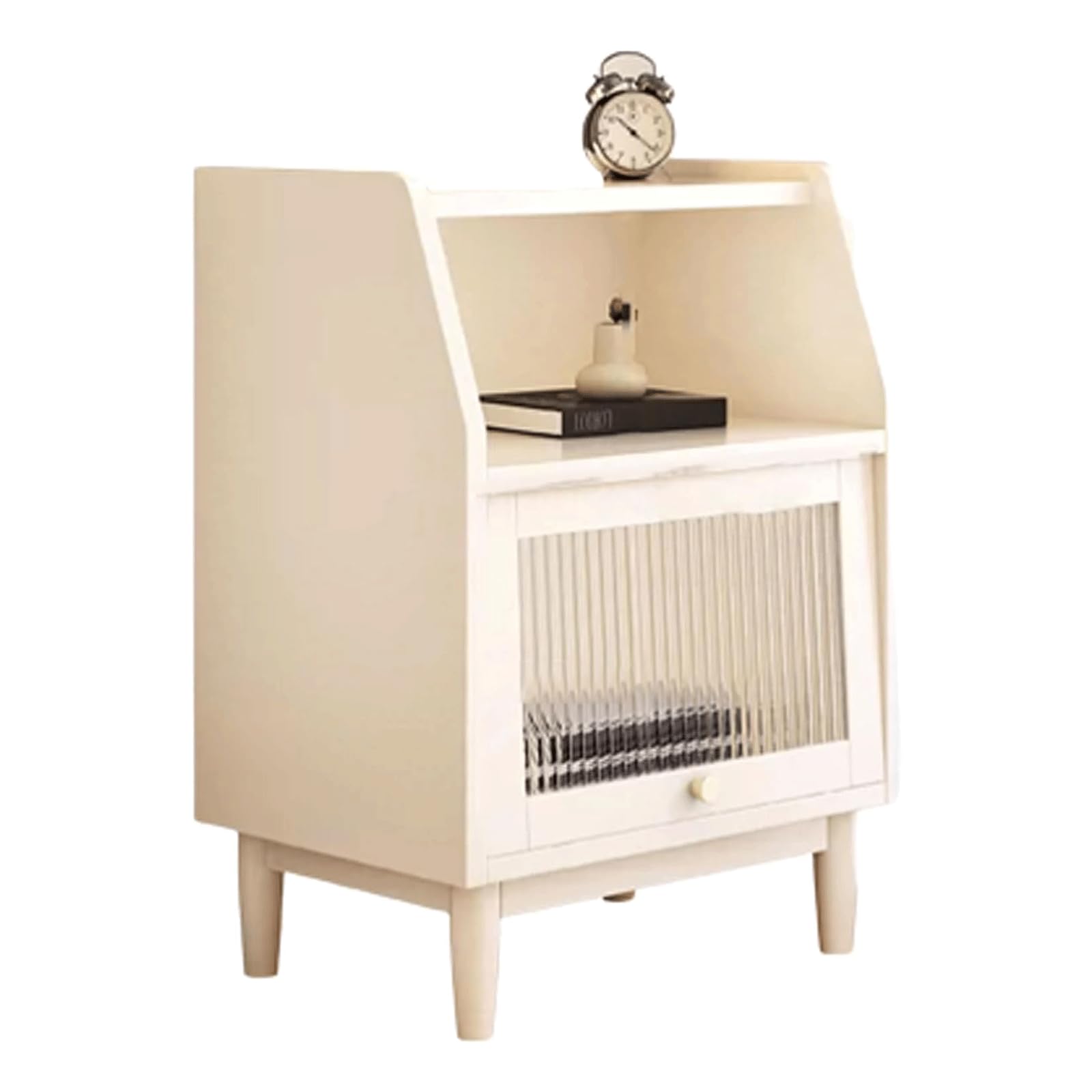 Table d'appoint à rangement ouvert pour optimiser l'espace de votre salon moderne
