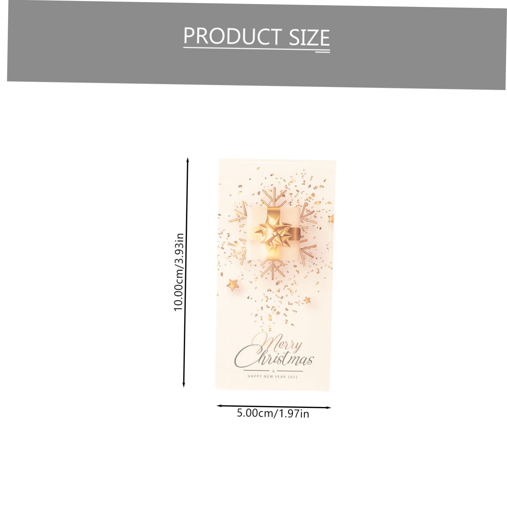 Lurrose 200pezzi Adesivi Decorativi Per Scatole Etichette Autoadesive Natalizie Retro Per e Decorazioni