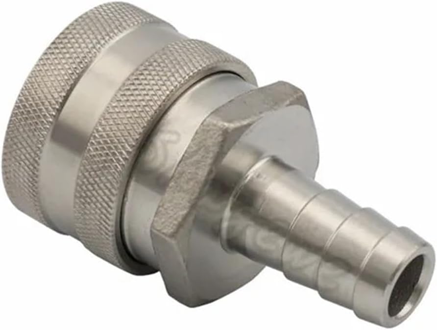 Brewing Equipment Stainless Steel Quick Disconnect Male QD-1/2 Female NPT and Hose Barb for Beer Kettle Mash Pump Wort Chiller Homebrew Fitting Brewing Equipment