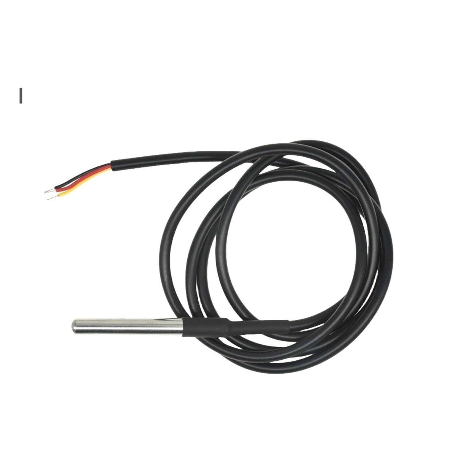 1/10PCS DS18B20 Hilo impermeable, Compatible con Arduino, Sensor de temperatura de sonda de temperatura Paquete de acero inoxidable 1/2/3/5/10 metros(5 Meter 10pcs)