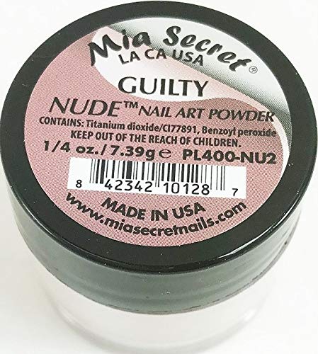 Mia Secret Nail Art Powder Nude Collection - .25 oz. (Guilty)