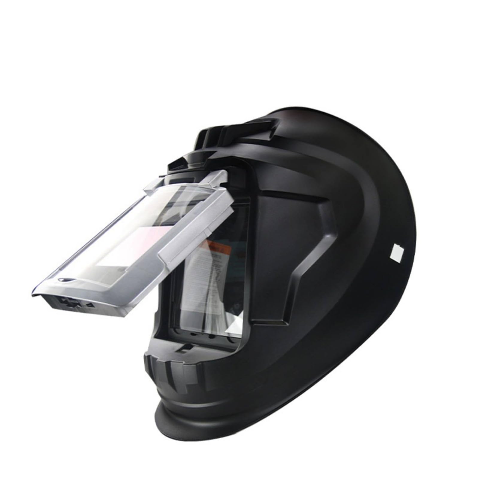 B Baosity de Soldar Máscara Pantalla Casco Visor con Lente Autoajustable Regulación Externa de Sombra Sensibilidad y Retardo Ventana 100 Mm X 59.5 Mm Casco de