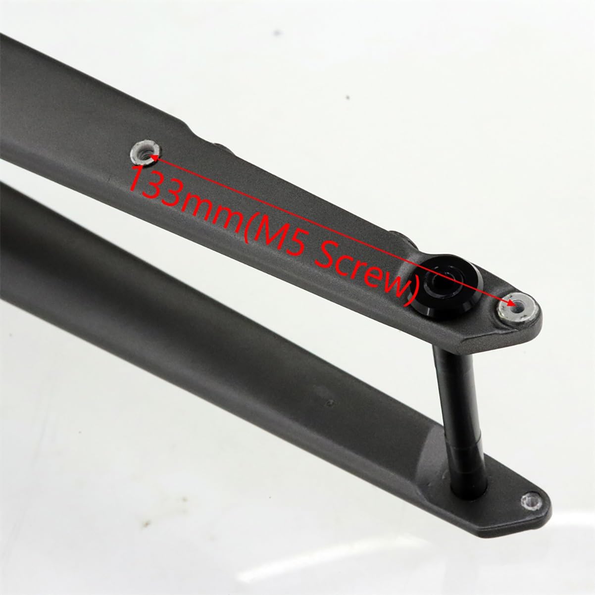 Gravel 700C Carbonfaser-Rennrad-Starrgabel 100 x 12 mm Steckachse 1-1/2 Gewindeloses konisches Rohr Scheibenbremslicht