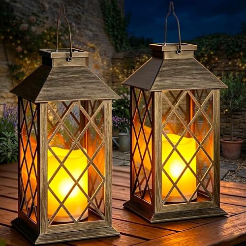 Lanterne solaire de jardin Cozymeow pour illuminer vos soirées sur la terrasse
