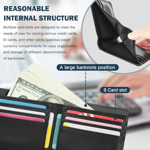 Flag of Nevada Wallet Foldable Patriotic Leather Purse with Card Cash Holder for Men Women Travel Gift3