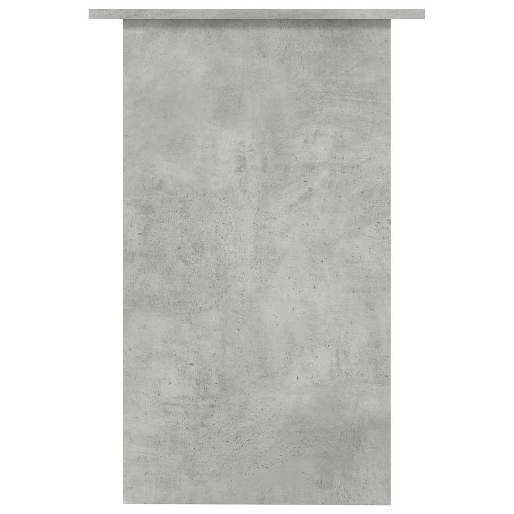 Biurko 90 x 50 x 74 cm drewno obrabiane beton szary