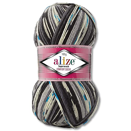 Wohnkult Alize Superwash Comfort 7650 - Gomitolo di lana, 100 g