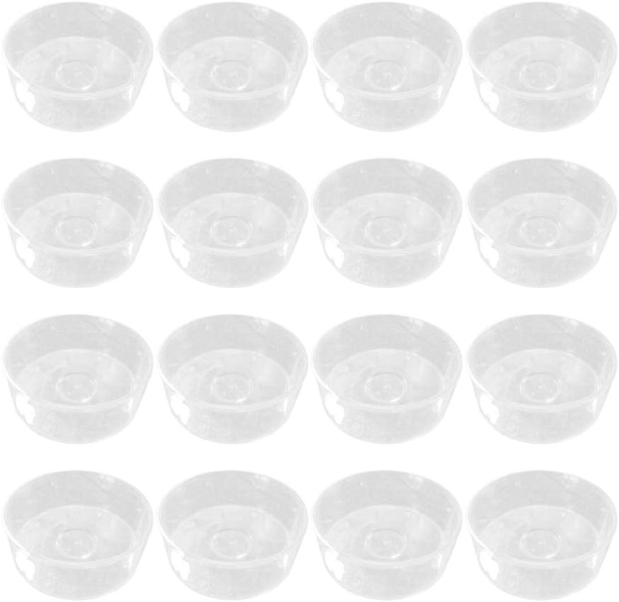 SUPVOX 100 PCS Empty Clear Plastic Candle Containers Mold for Candle Making Circle Amazon.ca