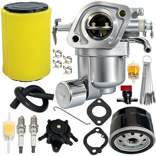 YTA24V48 Carburetor with Air Oil Filter Kit Compatible with Husqvarna YTA24V48 YTA22V46 Yard Tractor Fit for 44N877 Engine Replace 597126 595216