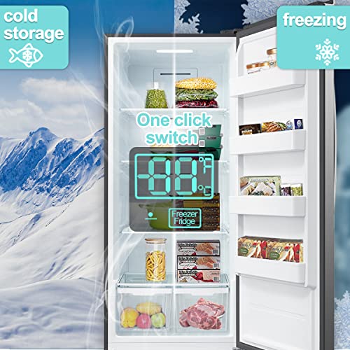 Smeta SIMATE-625 Upright Freezer Convertible Refrigerator|Freezers Garage Ready Standup Frost-Free Fridge Deep Freezer 18 Cuft Full Size thumb #5