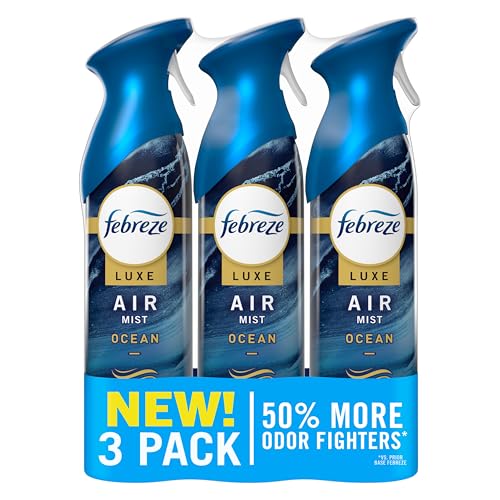 Febreze Air Mist, Luxe Air Freshener Spray, Odor...