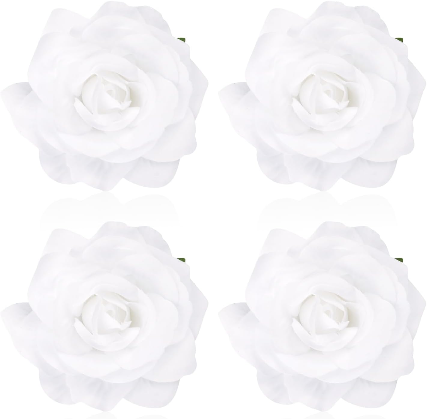 White rose hair clip Clearance