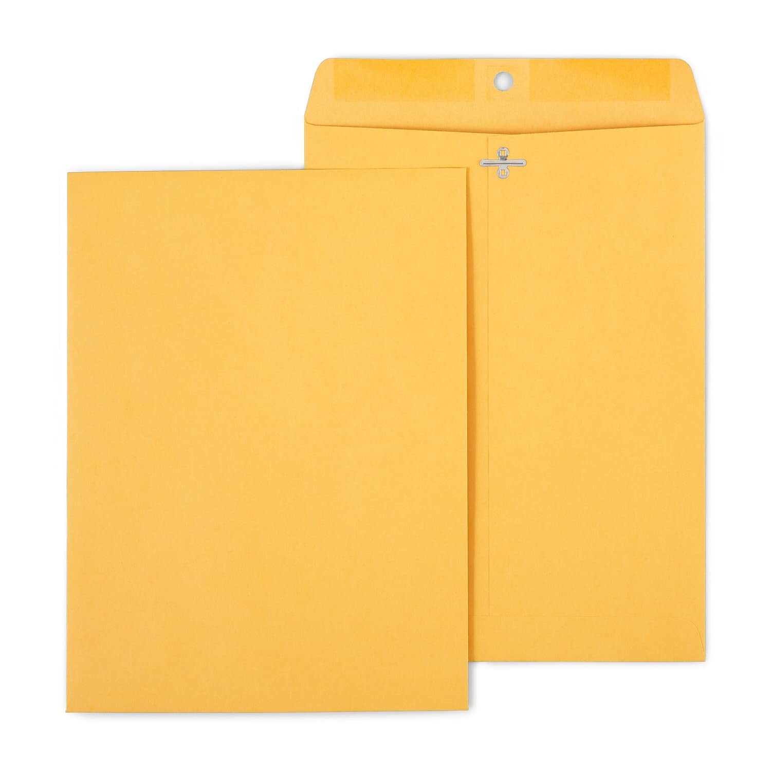 Staples 187021 Clasp & Moistenable Glue Catalog Envelopes 9-Inch L X 12-Inch H Brown 100/Bx
