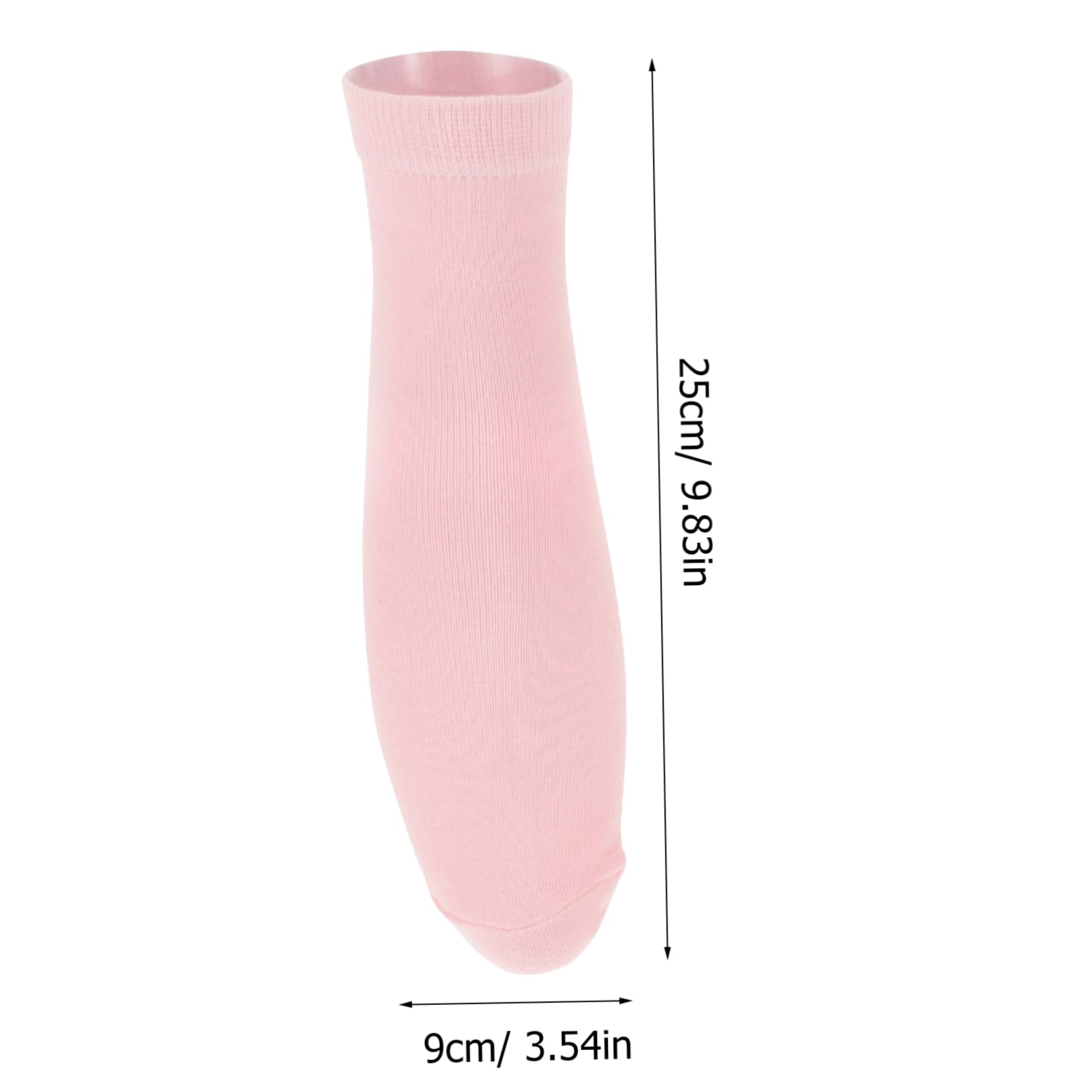 Mikinona 2 Pairs Anti-Split Socks Gel Socks for Adult Gel Socks for Dry Cracked Moisturizing Socks Women Feet Care Foot Care Socks for Women Gel Socks for Cracked Heel Repair White Cotton