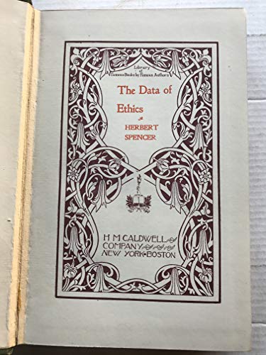 The Data of Ethics (Library of Famous Books by ... B07WRMTND2 Book Cover