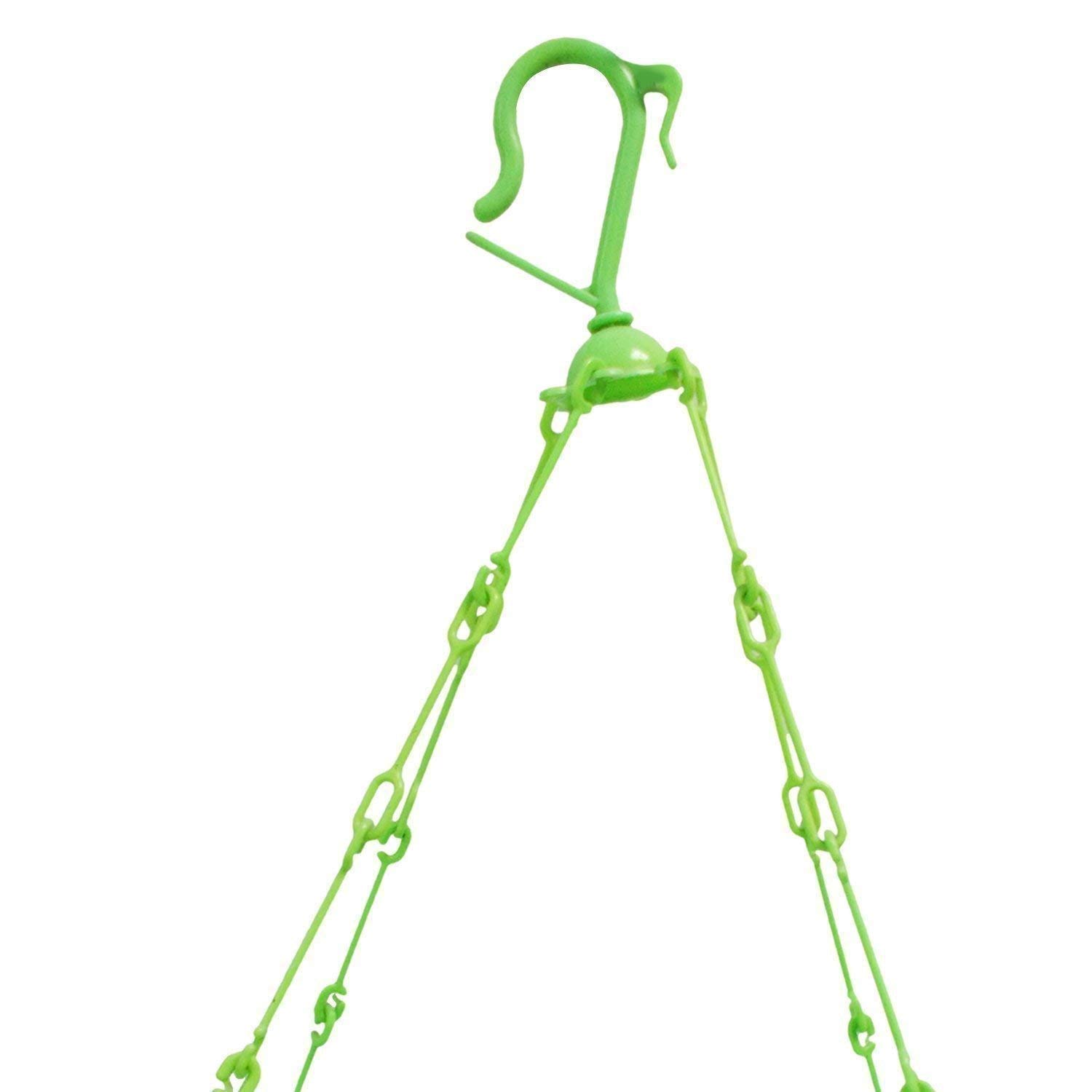 Improvhome Plastic Clothes Drying Hanger with 32 Clips/pegs (Assorted Colour) - Rectangular Design - Kid's Clothes Hanger 1