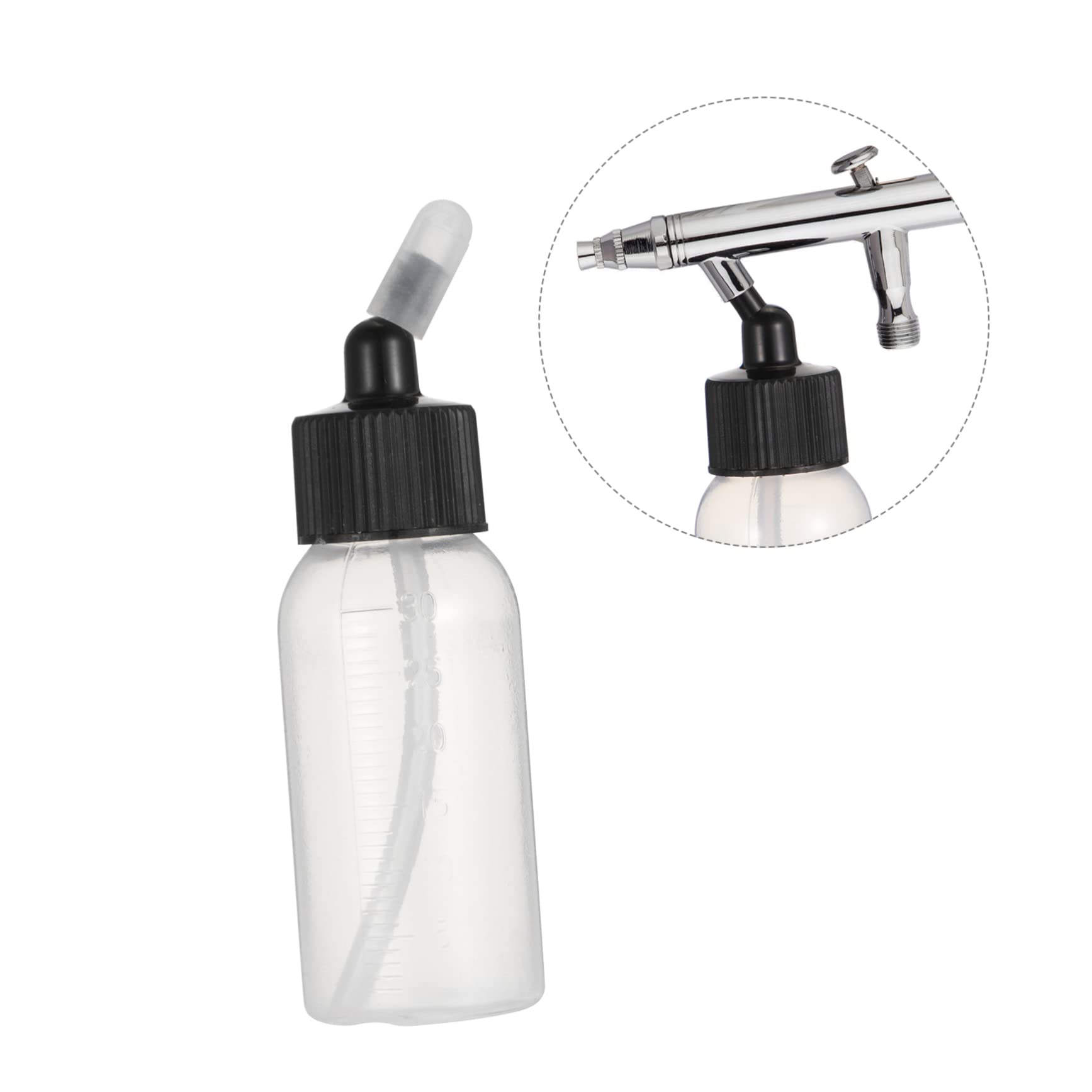 Baluue 10pièces Flacon de Peinture Doseur Pipette Compte-gouttes pour Peinture Aérographe et Autres Liquides