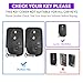 QBUC 2Pcs for Lexus GX460 RX350 Key Fob Cover, for Lexus IS250 IS350 GS450h ES350 CT200h LS460 LS600h LX570 RX450h Silicone Car Key Case Protector Key Chain Smart Remote Holder (Black+Black)
