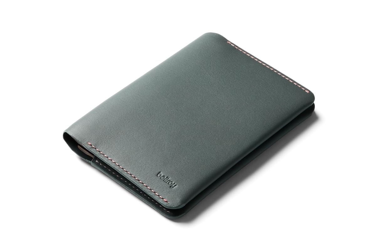 Bellroy Passport Cover (slimline travel wallet/pouch with card slots and space for cash plus travel documents) - Everglade