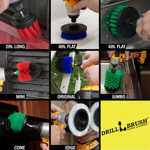 Image of Cordless Household Cleaning Tools - Car Interior Brushes for Detailing