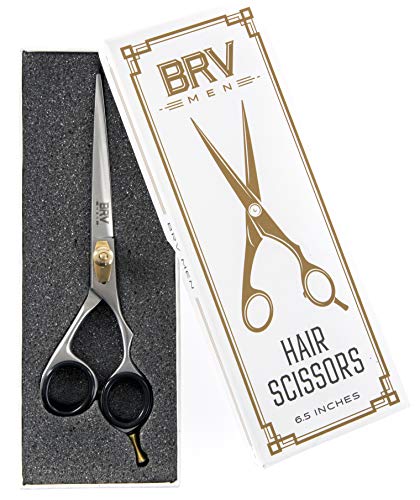 Hair Scissors for Right Hand- Super Sharp Razor Edge Scissor - Hair Cutting Scissors - All Stainless Steel - Hair Shears - 6.5 Inches - Professional Barber Haircut Scissors - Fine Adjustment Screw