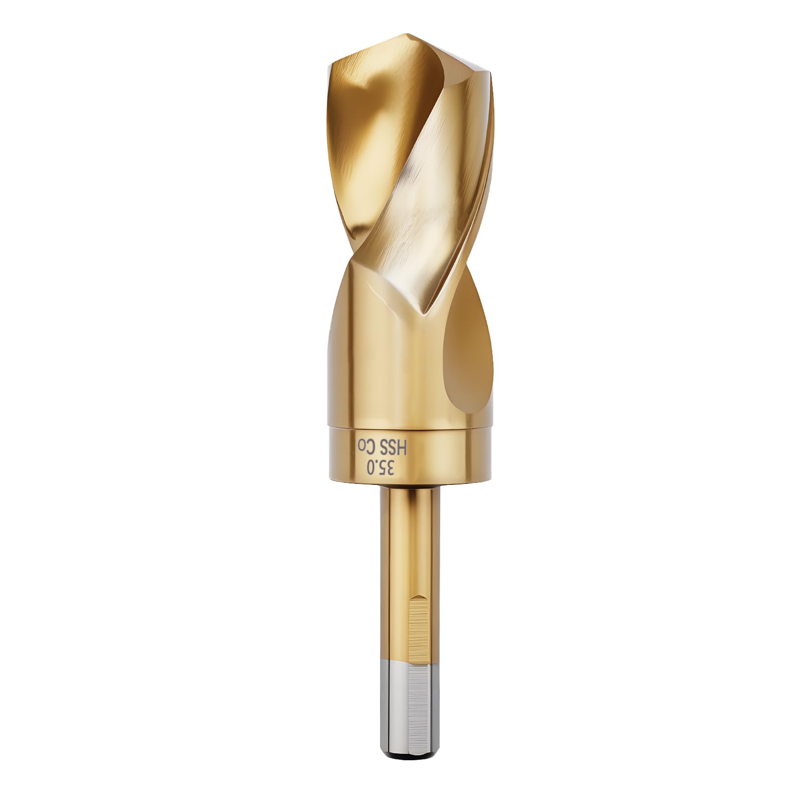 MOXPIFY 35mm Metal Drill Bit, M35 HSS 5% Cobalt Drill Bit for Hard Steel