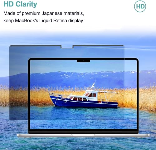 Image of PxIn Briopix 14 Inch Macbook Pro Privacy Screen Protector Filter - No Eye Strain | Anti-Blue Light + Anti-Glare | No Dry Eyes | Macbook Pro Privacy Screen