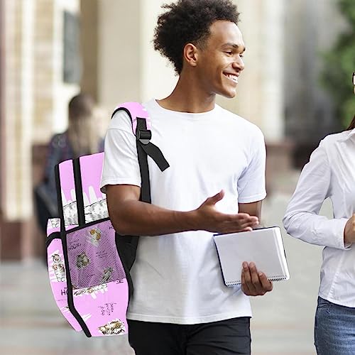 Sac à dos pour chat multicolore et cartable filles/garçons