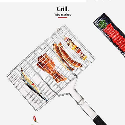 Mata do grilla wielokrotnego użytku grill siatka z klipsem mata nieprzywierająca teflonowa kuchnia gotowanie mata do grillowania wkładka akcesoria do grillowania na świeżym powietrzu little surprise