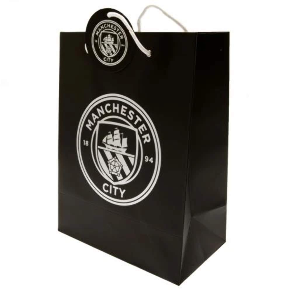 Manchester City FC Gift Bag (One Size) (Black)