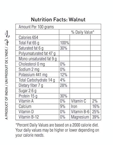 Image of Natureland Organics Walnut (Akhrot)150 gm (Pack of 6)- Without Shell- Great Value Pack