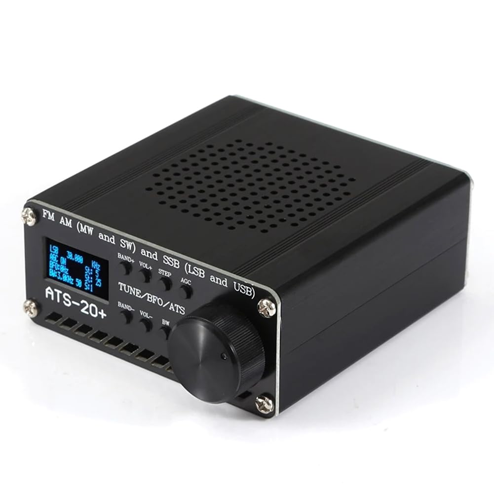 Récepteur Radio SDR ATS-20+ Plus V2 SI4732 avec Écran OLED FM AM SW SSB Rechargeable par USB
