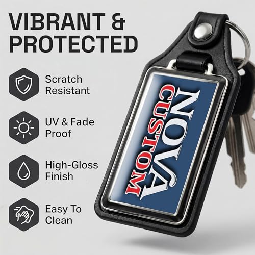 Image of Brotherhood Car Key Chain for Nova - Classic Models Keychain for Men and Women Gift Key Ring