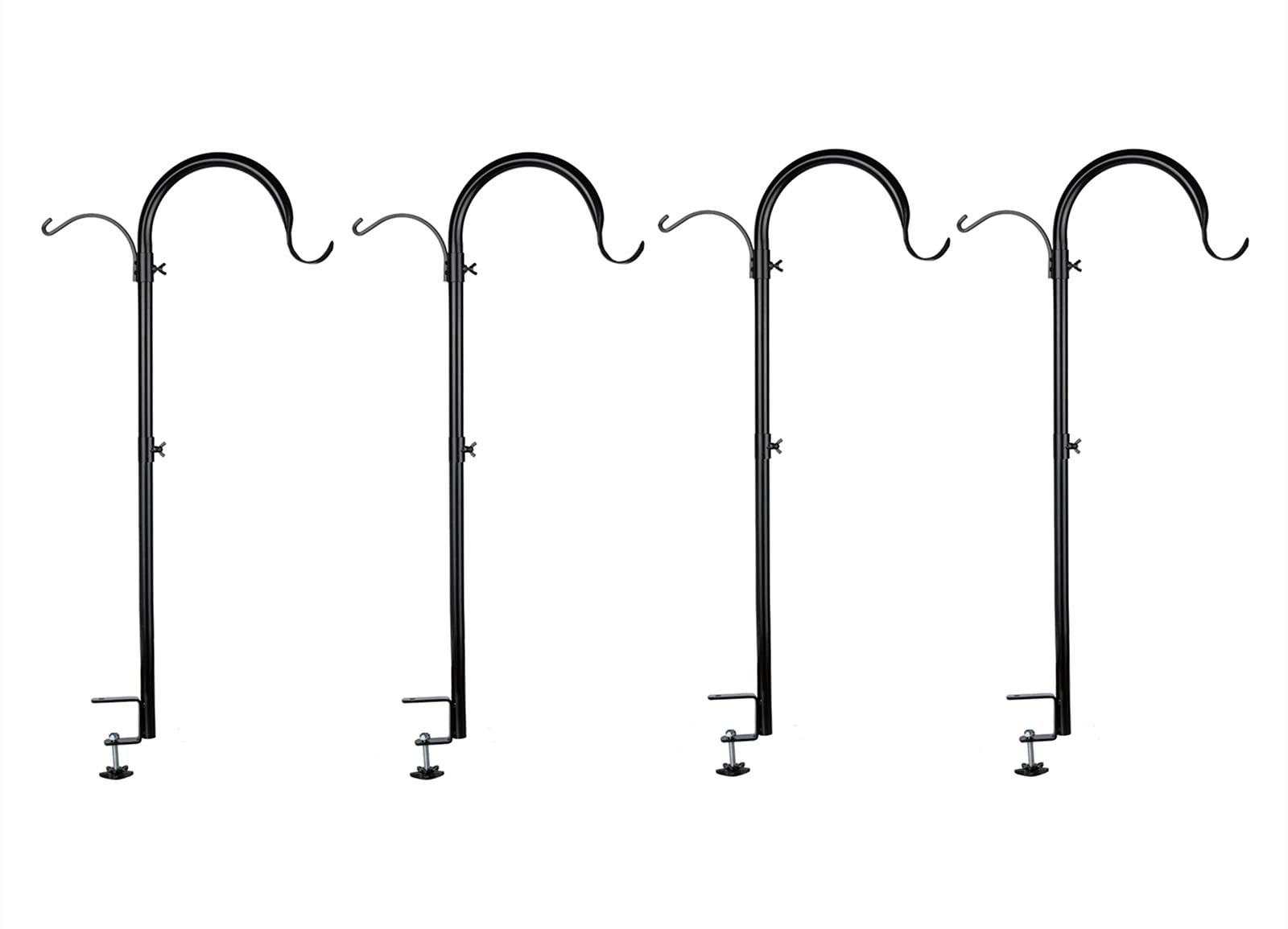 Starbover Palo per mangiatoia per uccelli, 195 cm, ganci per pastori, (A8Y