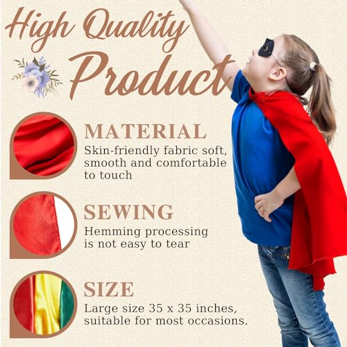 Geyoga 9 Pcs Fabric Play Scarves Rainbow Play Dance Scarves Creative Pretend Juggling Dress 35 x 35 Inch3