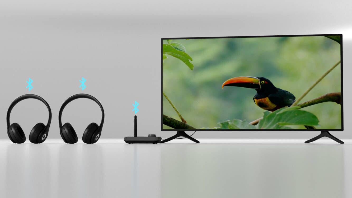 August MR285 Adattatore Bluetooth 5.3 – Trasmettitore E Ricevitore Con NFC, USB, Ottico, Coassiale E AUX